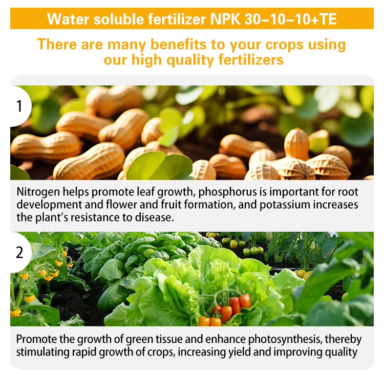 NPK 30-10-10+TE Four major features