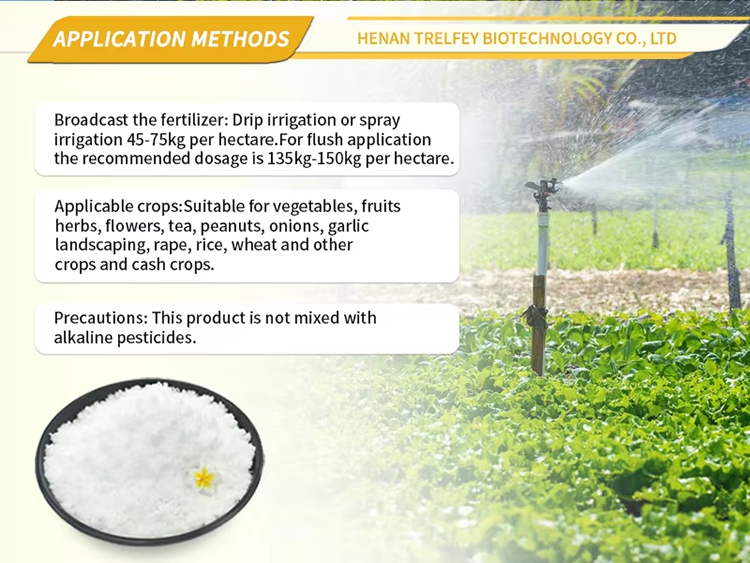 NPK 10-40-10+TE water-soluble fertilizer Usage and dosage