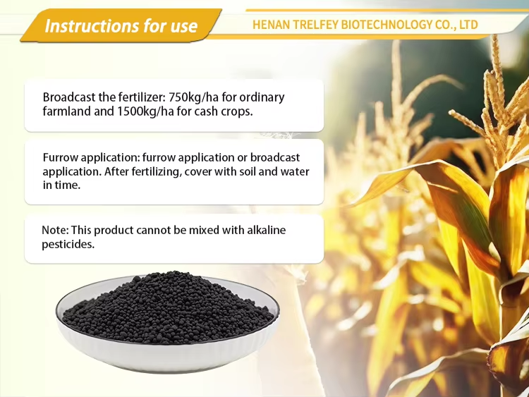 Small Molecule Organic Fertilizer Usage and dosage