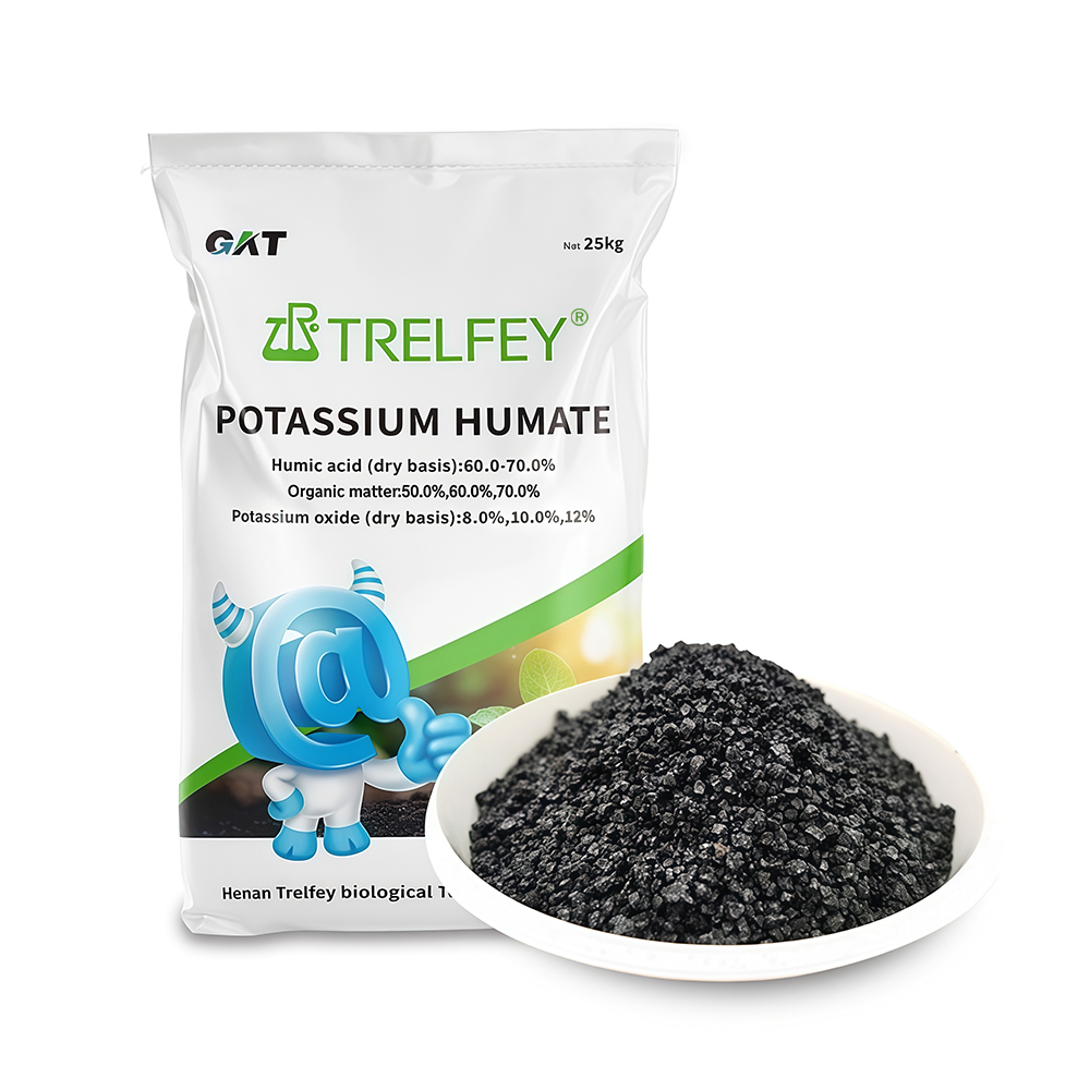Potassium humate granules