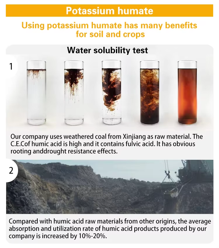 Potassium Humate Description of product features 1