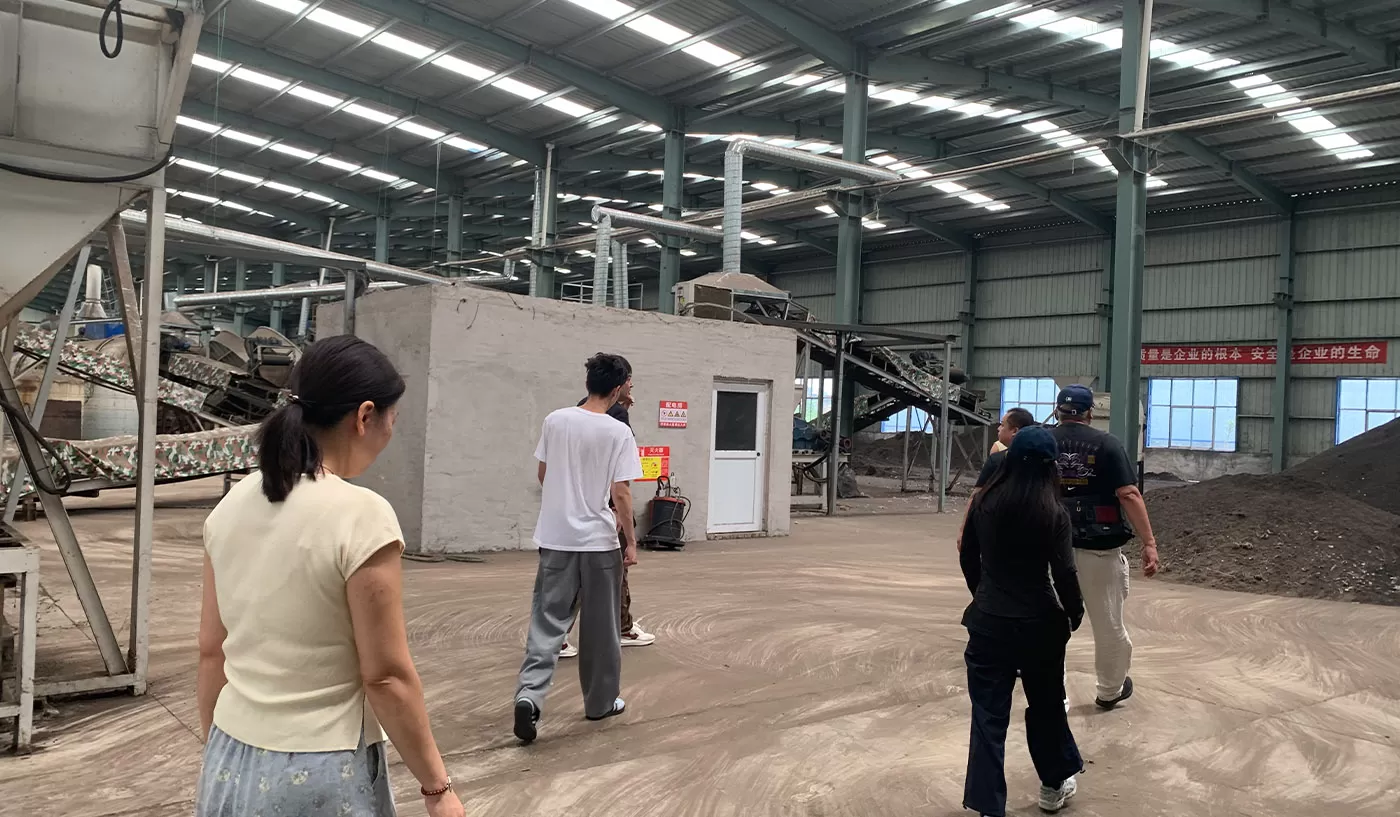 Mongolian customers visit