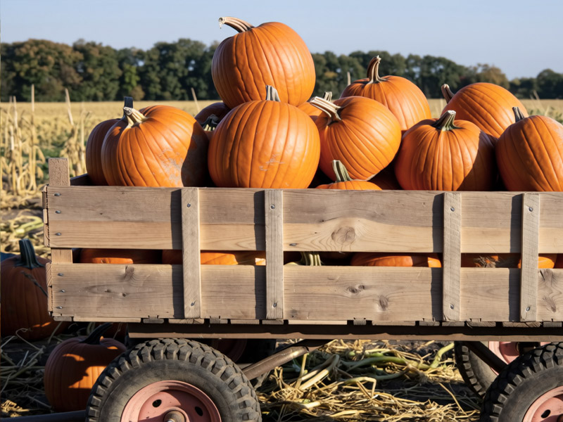 Pumpkins grow well