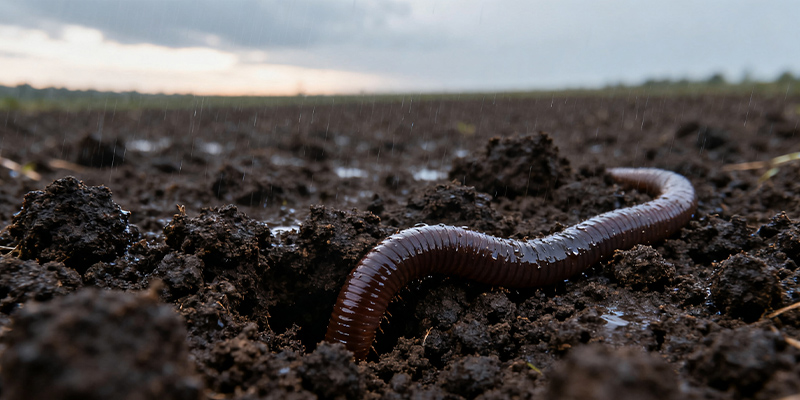 Earthworm soil