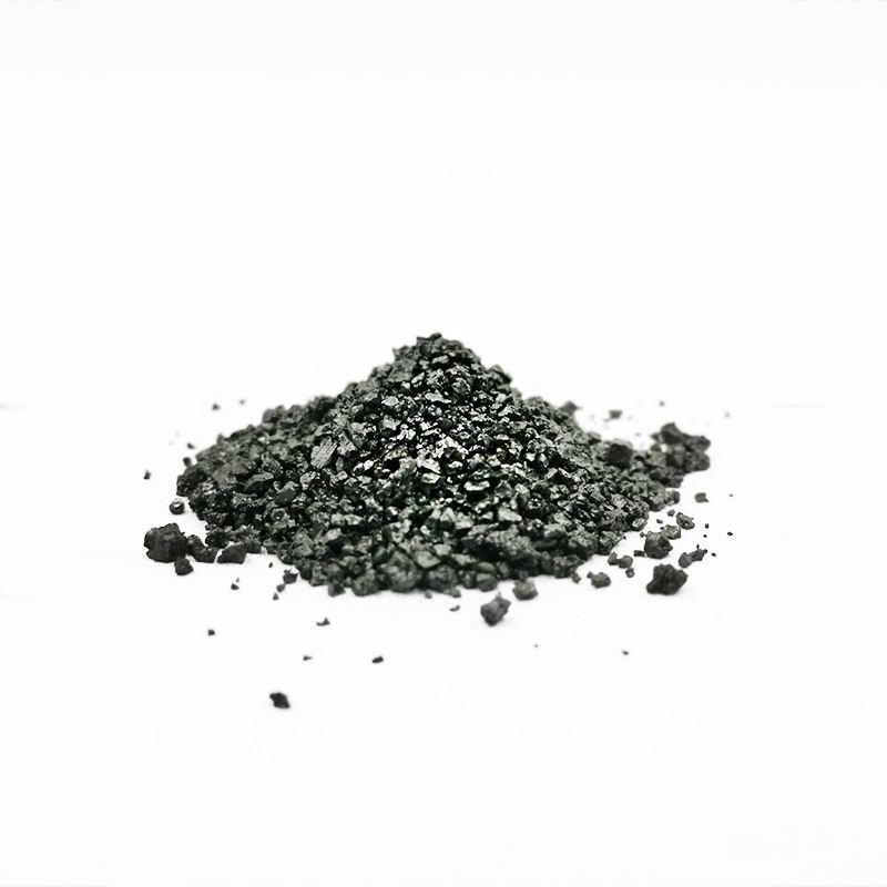 Potassium humate granule sample for acidic coffee soil programs